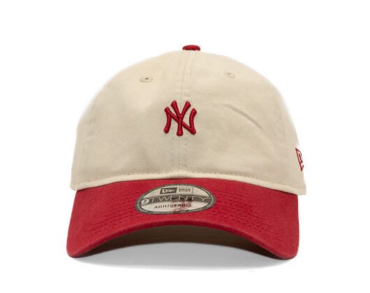 Kappe New Era - MLB Mini Logo 9TWENTY - NY Yankees - Cream