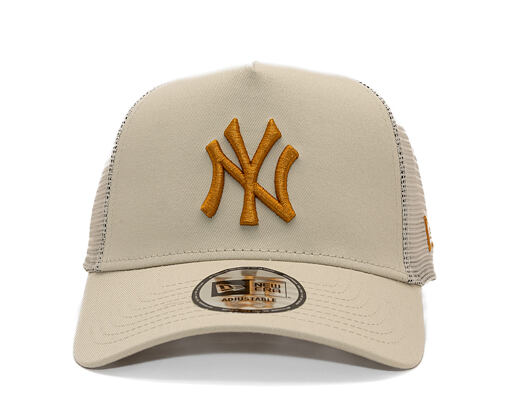 Kappe New Era - MLB Essential 9FORTY Trucker - NY Yankees - Stone