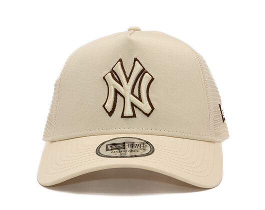 Kappe New Era - MLB Outline 9FORTY Trucker - NY Yankees - Cream