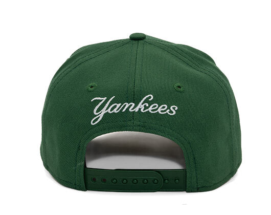 Kappe New Era - MLB Outline Script 9FORTY A-Frame - NY Yankees - Cilantro Green