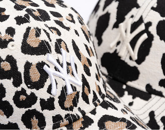 Damen Kappe New Era - MLB Leopard Midi 9FORTY - NY Yankees - Camel