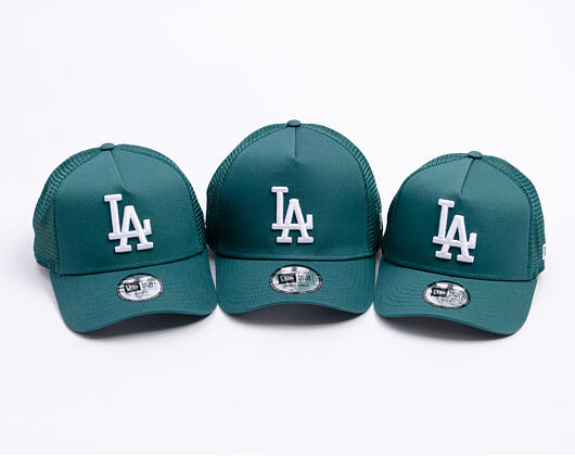 Kinder Kappe New Era - MLB Essential 9FORTY Trucker - LA Dodgers - Pine Green