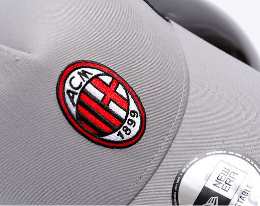Kappe New Era -  Patch 9FORTY Trucker - Ac Milan - Grey