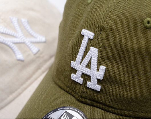 Kappe New Era - MLB Linen 9TWENTY - LA Dodgers - New Olive