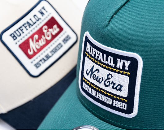 Kappe New Era - Branded Patch 9FORTY Trucker - Pine Green