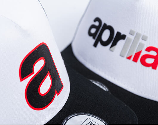 Kappe New Era - Piagio Core 9FORTY Trucker - Aprilia - Black