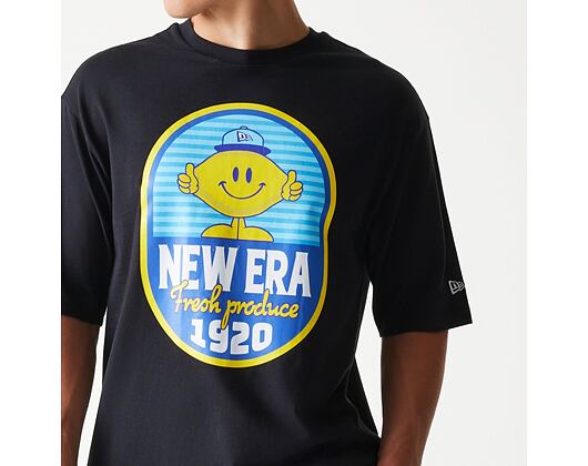 T-Shirt New Era - Fruit Graphic Oversized Tee - Black