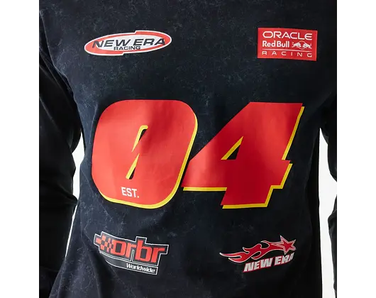 Langarmshirt New Era - F1 Graphic Longsleeve - Red Bull F1 - Black