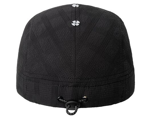 Kappe Kangol - TRENDS PACK - Seersucker Drape 5-Panel - Black