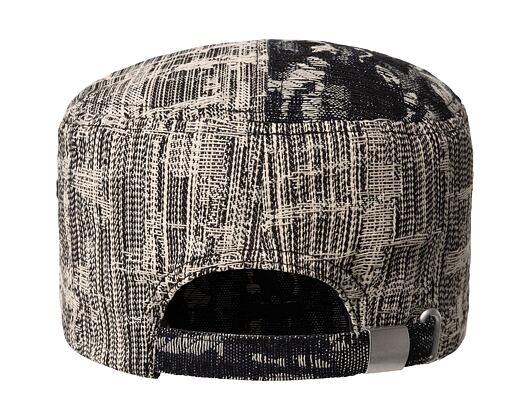 Kappe Kangol - TRENDS PACK - Denim Mashup Army Cap - Black Topstitch
