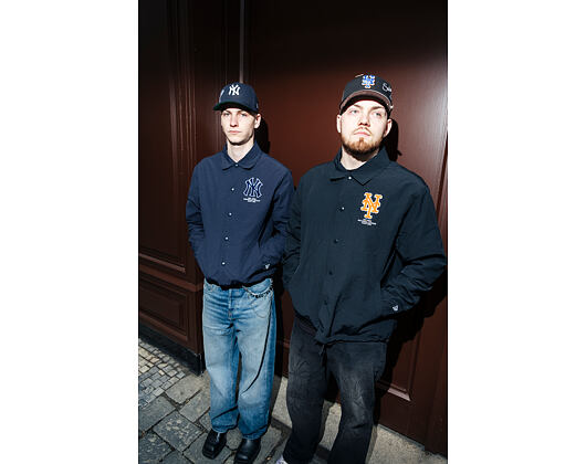 Jacke New Era - MLB Coaches Jacket - NY Mets - Black