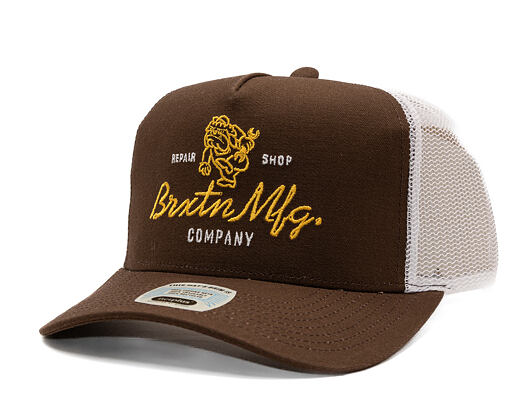 Kappe Brixton - Tolman MP Trucker - Pinecone Brown/White