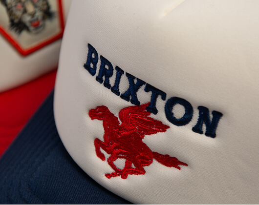 Kappe Brixton - Pegasus MP Trucker - White/Navy
