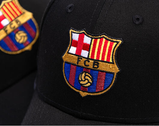 Kinder Kappe New Era - Core Logo 9FORTY Kids - Barcelona FC - Black