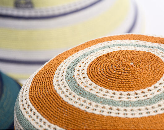 Hut Kangol - Tropic Resort Stripe Lahinch - Rustic Caramel Multi