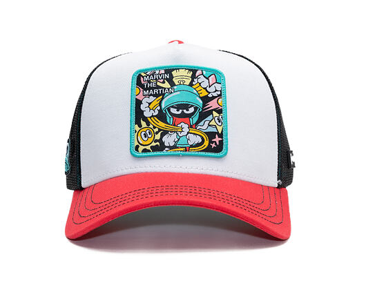 Kappe Capslab - Trucker Looney Tunes - Marvin The Martian - White / Red