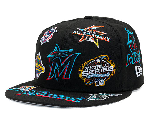 Kappe New Era - MLB All Over Logo 59FIFTY - Miami Marlins - Team Color