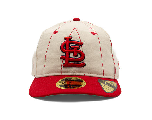 Kappe New Era - MLB Retro Linen Pinstripe 59FIFTY Retro Crown - St. Louis Cardinals - Team Color