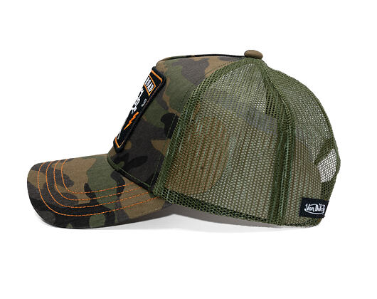 Kappe Von Dutch - Trucker - Electric Road Green Camo