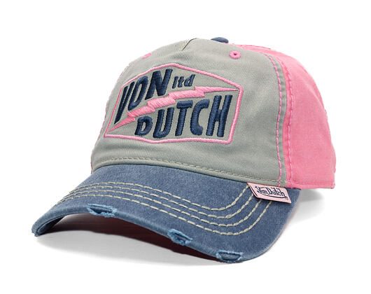 Kappe Von Dutch - Trucker - Limited Olive/Pink/Distressed Denim