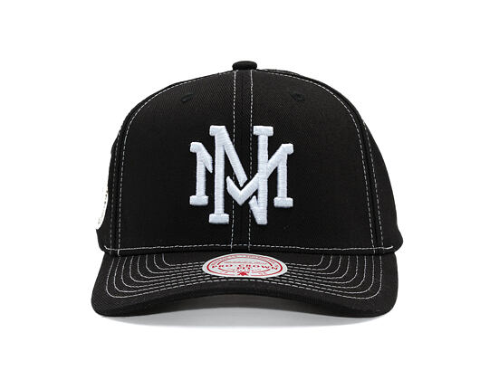Kappe Mitchell & Ness  - Branded Baseline -Pro Crown Snapback - Black