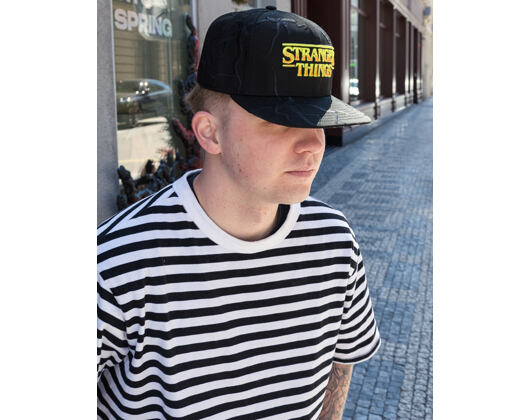 Kappe New Era - All Over Vines 59FIFTY - Stranger Things - Black