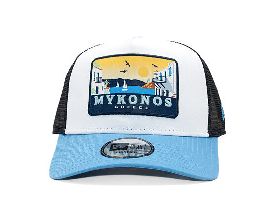Kappe New Era - Branded Location Patch 9FORTY A-Frame Trucker - Blue