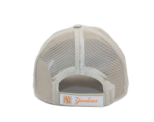 Kinder Kappe New Era - MLB Homefield 9FORTY Trucker - NY Yankees - Stone / Orange