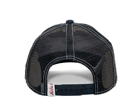 Damen Kappe New Era - Branded Denim Oval Logo 9FORTY M-CROWN A-Frame Trucker - Navy