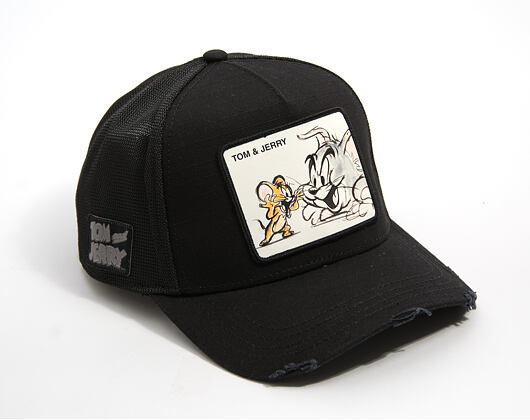 Kappe casquette PREMIUM CAPSLAB TOM & JERRY,  effet bambo finitions premium