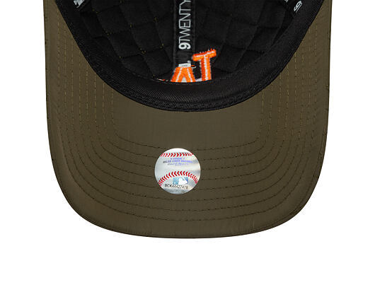 Kappe New Era - MLB Quilted 9TWENTY - LA Dodgers - Green / Orange