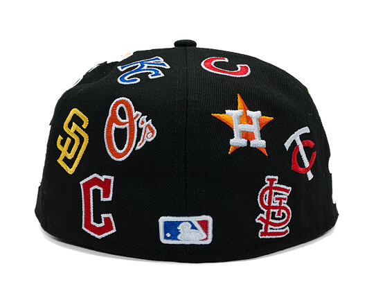 Kappe New Era - MLB All Over Logo 59FIFTY - Black
