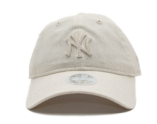 Damen Kappe New Era - MLB Midi Linen 9TWENTY - NY Yankees - Stone