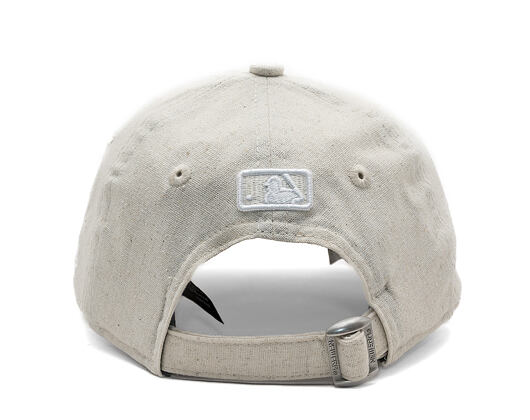 Kinder Kappe New Era - MLB Linen 9FORTY M-CROWN - NY Yankees - Stone / White