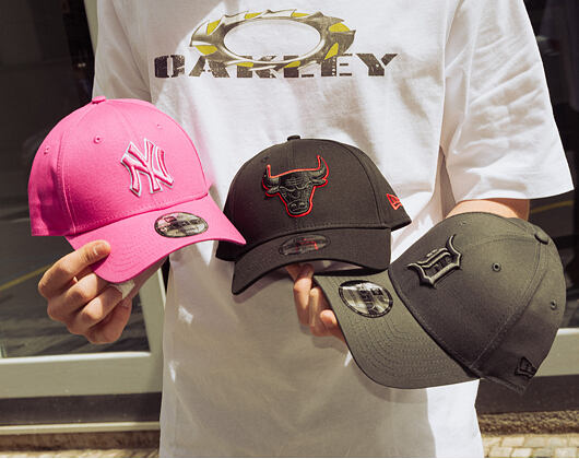 Kappe New Era - MLB Team Outline 9FORTY - Detroit Tigers - Steel / Black