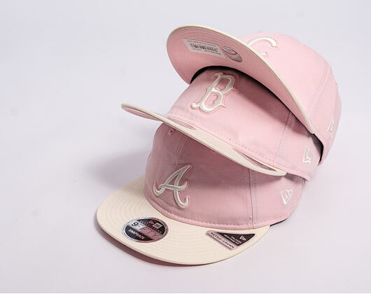 Kappe New Era - MLB Washed Tie Dye 9FIFTY Retro Crown - Boston Red Sox - Pink