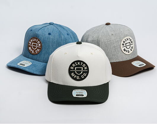 Kappe Brixton - Crest C Mp Snapback - Black/Off White