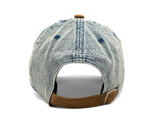 Kappe Mitchell & Ness - Den Suede Strapback - NBA - Boston Celtics - Blue