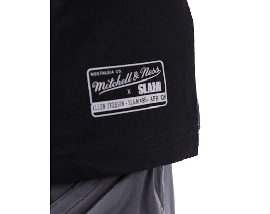 T-Shirt Mitchell & Ness - Boxy Slam Tee - NBA - Denver Nuggets - Allen Iverson - Black