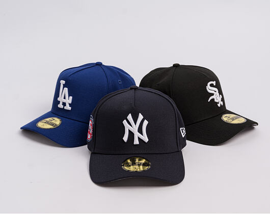 Kappe New Era - MLB "Anniversary Patch" 59FORTY A-Frame - NY Yankees - Team Color