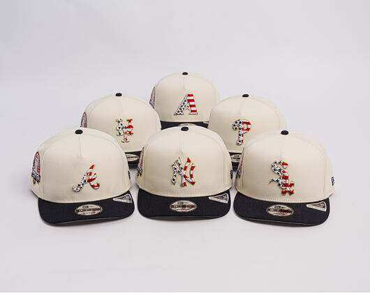Kappe New Era - MLB "American Flag" 9FIFTY - Arizona Diamondbacks - Chrome White
