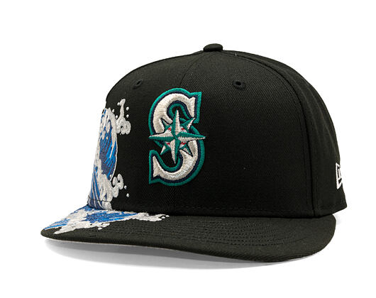 Kappe New Era - MLB "Tidal Wave" 59FIFTY - Seattle Mariners - Black