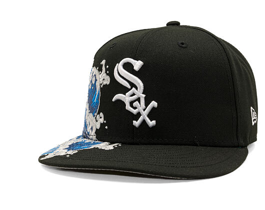 Kappe New Era - MLB "Tidal Wave" 59FIFTY - Chicago White Sox - Black