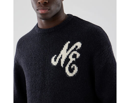 Strickpullover New Era - Branded Seasonal Knit Sweater - Navy