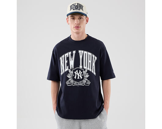 T-Shirt New Era - MLB Arch Graphic Oversized Tee - NY Yankees - Navy