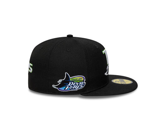 Kappe New Era - MLB IMAGE DROP 59FIFTY - Tampa Bay Rays - Black