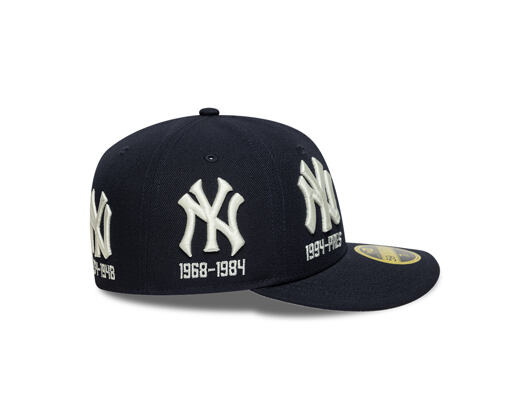 Kappe New Era - MLB IMAGE DROP All-Over 59FIFTY Low Profile - NY Yankees - Navy