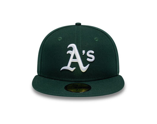Kappe New Era - MLB League Essential 59FIFTY - Oakland Athletics - Green / White