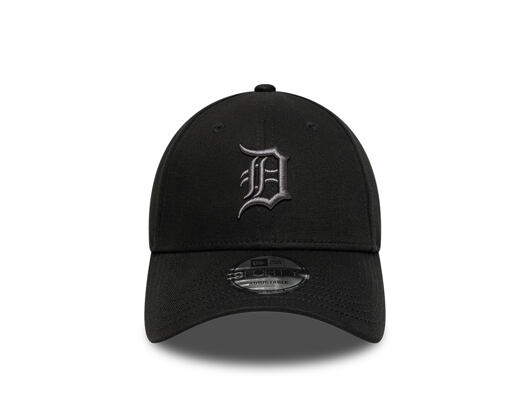 Kappe New Era - MLB League Essential 9FORTY - Detroit Tigers - Black / Dark Concrete