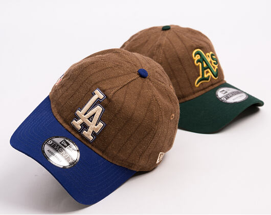 Kappe New Era × Three Looms - Chestnut Pinstripe 9TWENTY A-Frame - LA Dodgers
